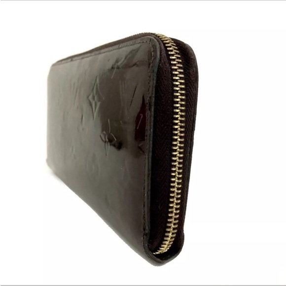 100% Authentic Louis Vuitton Monogram Vernis Zippy Wallet Patent - Picture 8 of 15